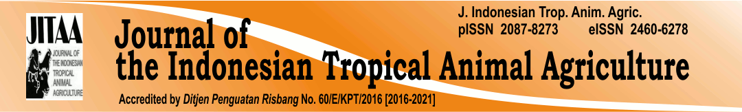 JITAA (Journal of the Indonesian Tropical Animal Agriculture)