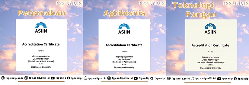 Three UNDIP FPP Study Programs Successfully Achieve International Accreditation