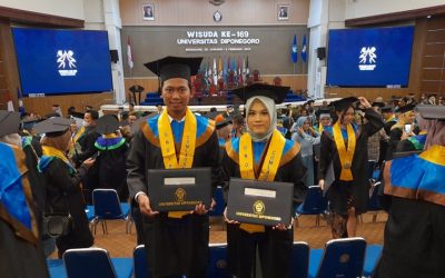 Dua Mahasiswa Magister Agribisnis Lulus dengan Predikat Terbaik pada Upacara Wisuda Universitas Diponegoro ke 169