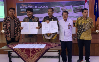Kerjasama FPP UNDIP dengan Farmhill untuk Mengelola Greenhouse Melon