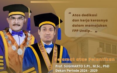 Prof. Sugiharto, S.Pt., M.Sc., Ph.D. Resmi Dilantik Menjadi Dekan FPP Periode 2024 – 2029